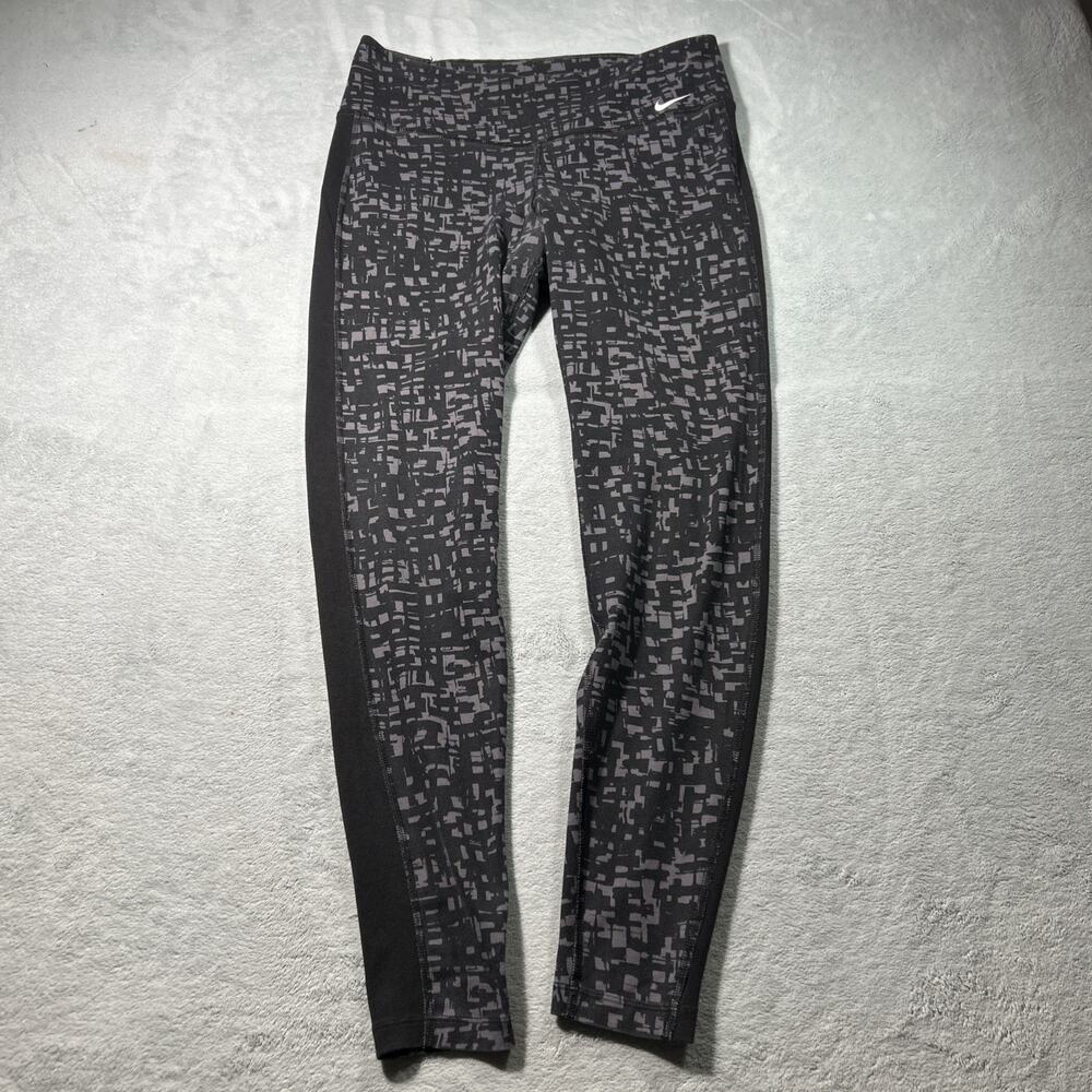 Nike Digital Camo Warm Up Sculpting Leggings Medium Joggers Gym Activewear Yoga